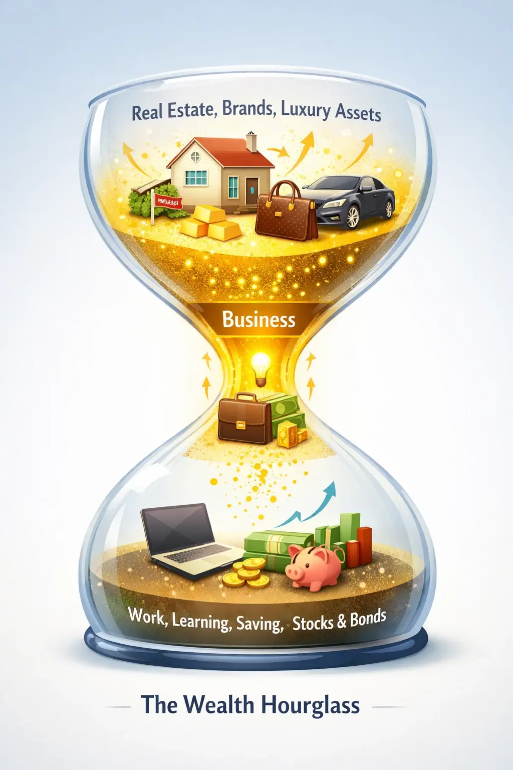The Wealth Hourglass